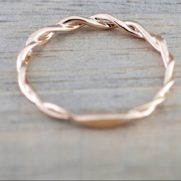 NEW925Plated🌟SparkleTwistRose/Gold/SilverRing⚡️HP - Picture 2 of 4